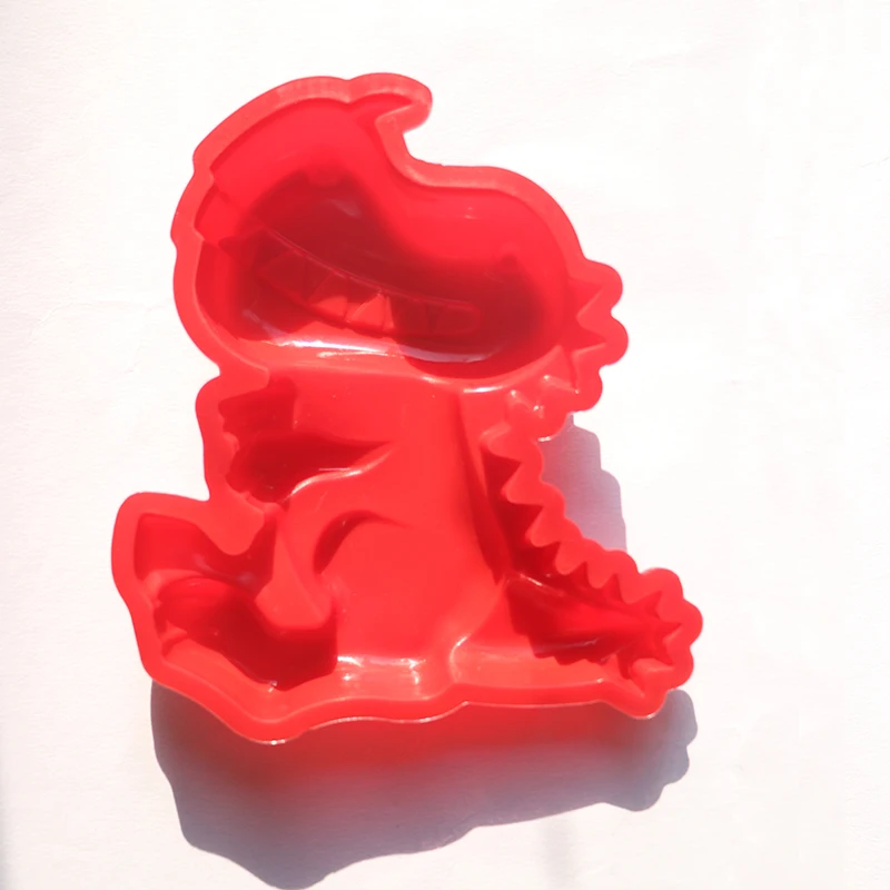 Силиконовые формы в виде динозавра инструменты для украшения тортов мыла и желе