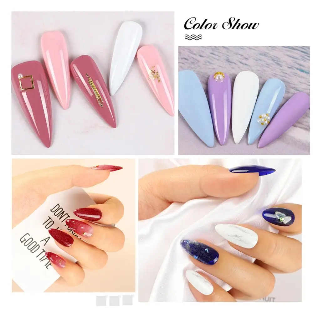 

COSCELIA Nail Gel Polish Kit Manicure Kit With 18pcs Nail Lamp Dryer 3 Colors 15ml UV Gel Nail Extension Gel All For Manicure