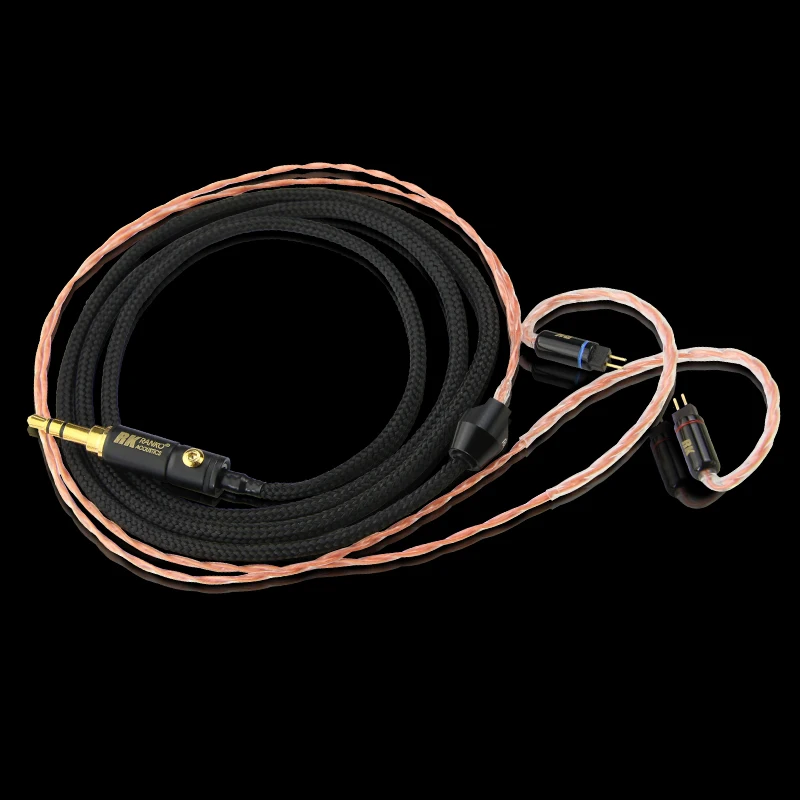 Профессиональный кабель RANKO для наушников с подавлением 3 5 мм до 0 78 мм/MMCX