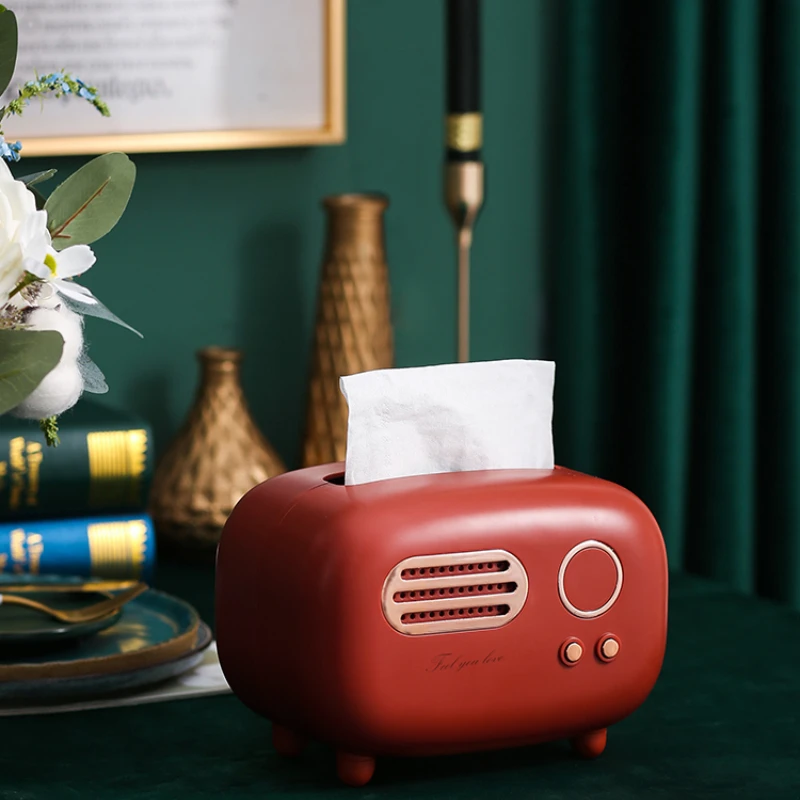 

Nordic Tissue Box for Living Room Household Desktop Paper Storage Rack Napkin Holder Creative Home Decor Organizer Ornaments