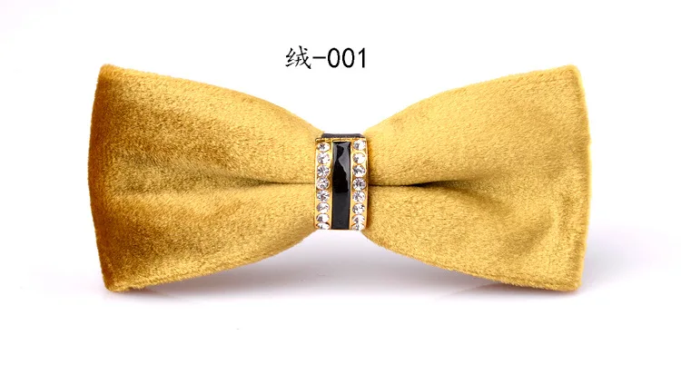 

Linbaiway Men's Velvet Bowtie Business Wedding Dress Shirt Gift Tuxedo Bow Tie Accessory Yellow Women Bow Tie Custom LOGO