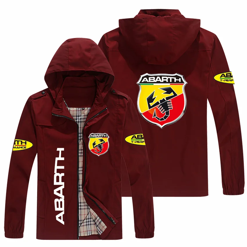 

Spring And Autumn Men Jacket Coat Windbreaker Zip Up Hooded Removable Fishion Streetwear Outwear Track Motorcycle Jacket For Men