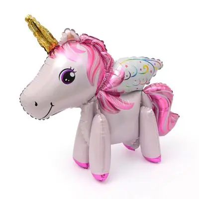 

3D Giant Unicorn Balloon Inflatable Rainbow Horse Balloons Kid Toy Children's Day Birthday Party Decoration Supplies Baby Shower