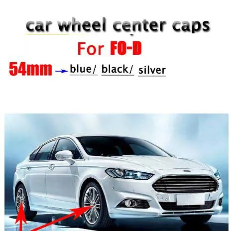 4pcs/lot 54mm Car Wheel Center Cap for Rims Cover Emblem Badge For Ford Fiesta Focus Fusion Mondeo Escap Etc | Автомобили и