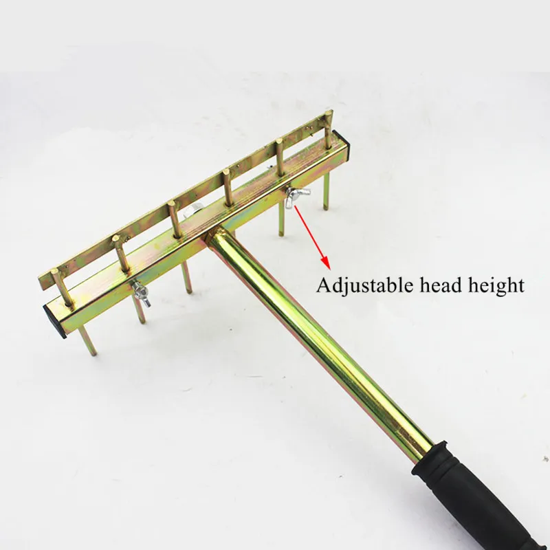 Портативный садовый культиватор со стальными брусками аэратор для копания