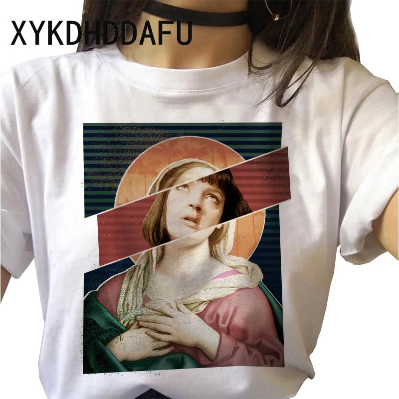 Женская футболка с принтом криминальной фантастики модная в стиле хип хоп