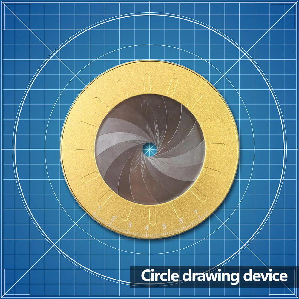 Adjustable Circle Drawing Ruler Tool Mini Measuring Circular Compass For Woodworking Professional Gauging | Инструменты