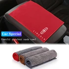 Автомобильный логотип, прочное впитывающее полотенце, чистящая тряпка, автомобильные аксессуары для интерьера для Lincoln MKZ Town-Автомобильный навигатор MKX Zephyr Continental