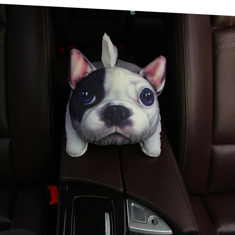 1 шт. мультяшный плюшевый подлокотник с животными автомобильная коробка для