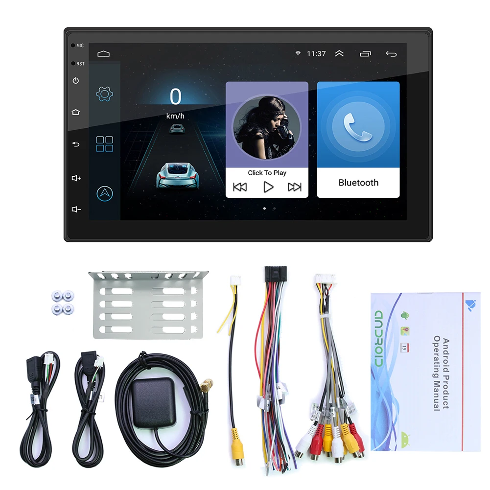 Автомагнитола 9212A 2 DIN Android 10 1 стерео GPS-навигация Wi-Fi Bluetooth 7 дюймов ГБ ОЗУ 16 Гб ПЗУ 60