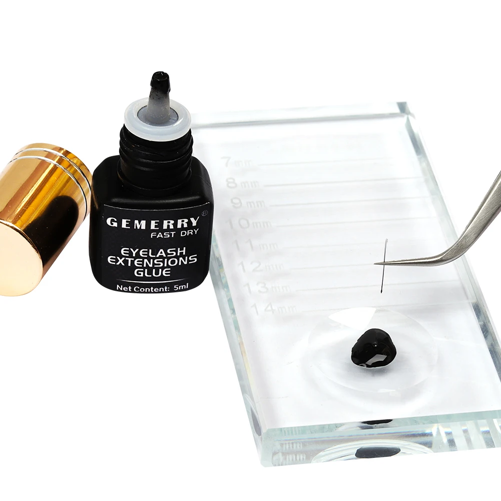 

10 Bottles GEMERRY Black Eyelash Glue Individual 3s Fast Drying Eyelashes Extension Professional Makeup Adhesive Eyelash Glue