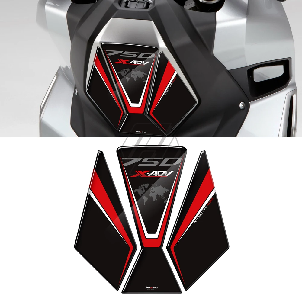 

Для скутера Honda X-ADV Xadv 750 защитная накладка на бак мотоцикла Наклейка 3D Смола