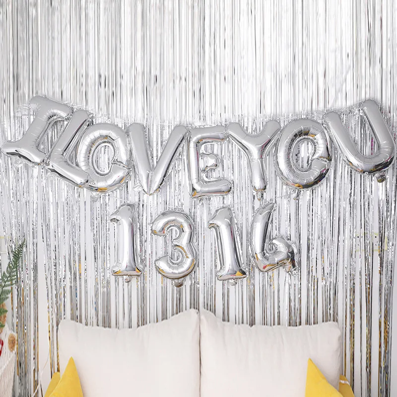 Декоративные шары для дня рождения воздушные gonflable ballon anniversaire фольга номер balony