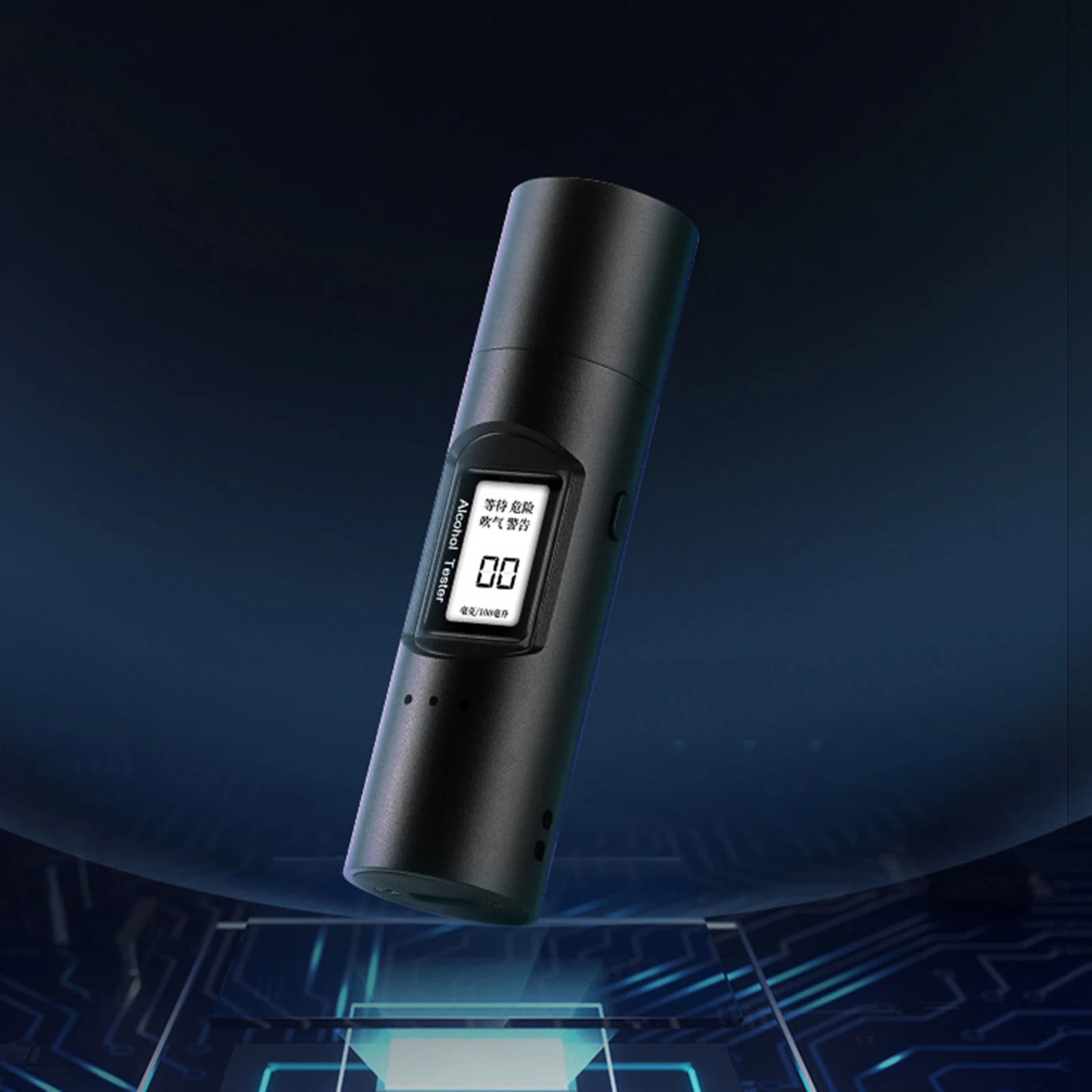 

Алкотестер портативный профессиональный с ЖК-дисплеем и USB-зарядкой