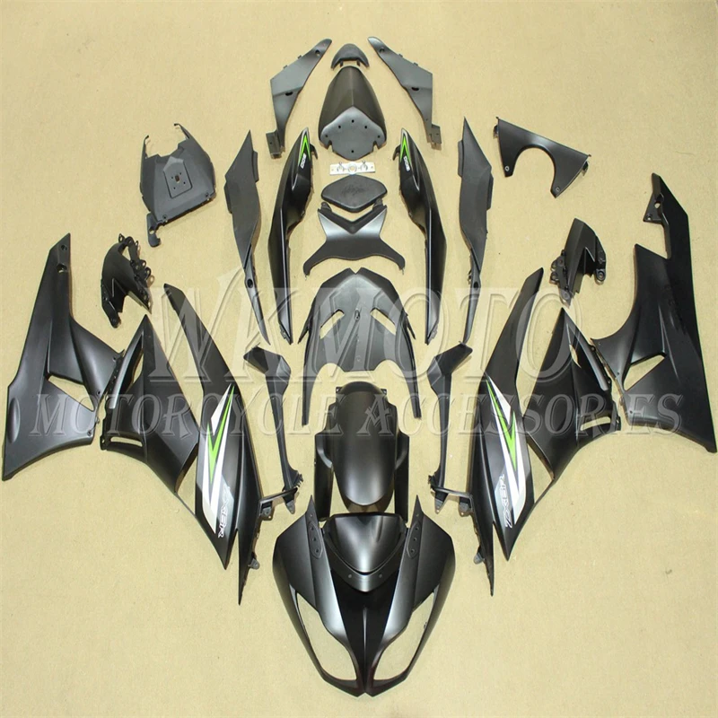 

For KAWASAKI NINJA ZX6R ZX-6R ZX636 2009 2010 2011 2012 Fairing Bodywork Kit Nose Fender Side Cowl Rear Tail Panel KA01