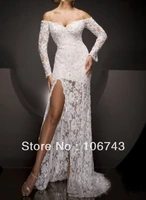 2016 natural beach real party formal dresses free shipping best new style hot seller sexy bride custom size lace evening dresses