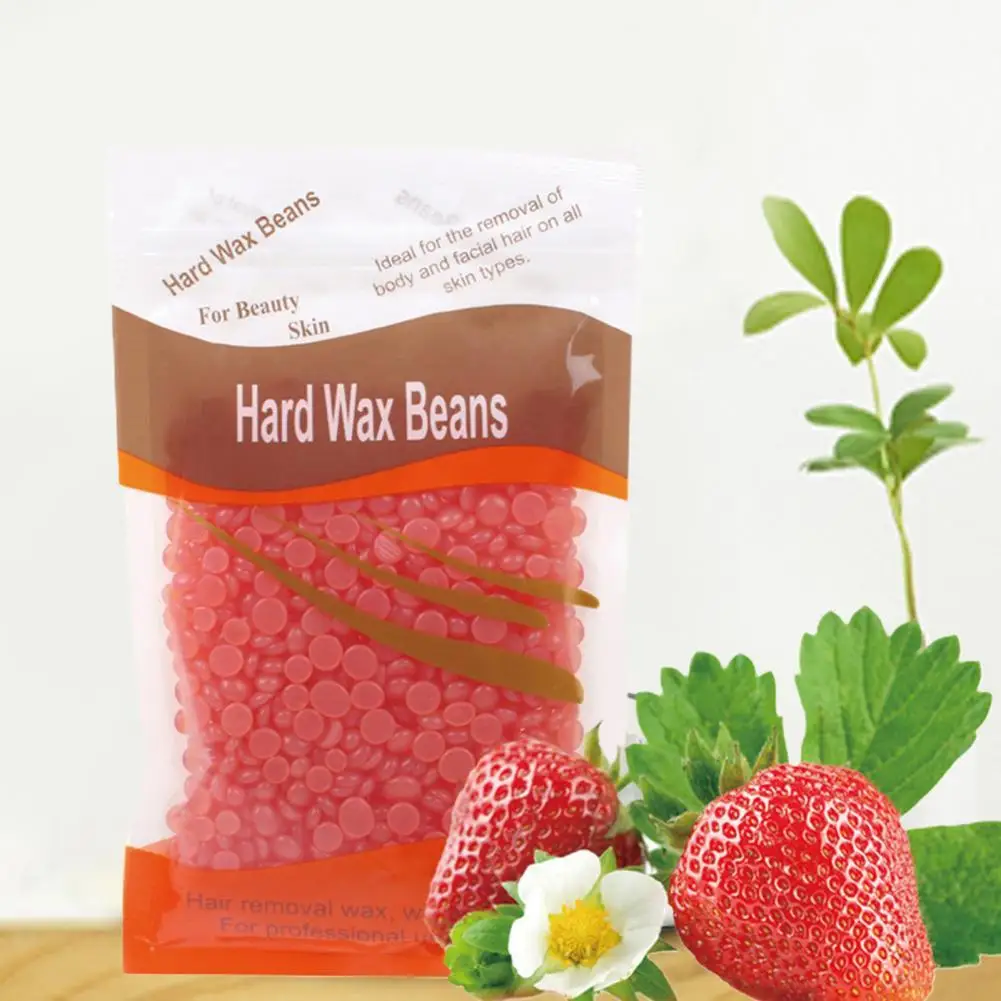 

100g/Pack Hair Removal Wax Herbs Wax Beans Depilatory Hair Removal Hard Bean Wax Paper-Free Fast Effect Hot Film for Unisex