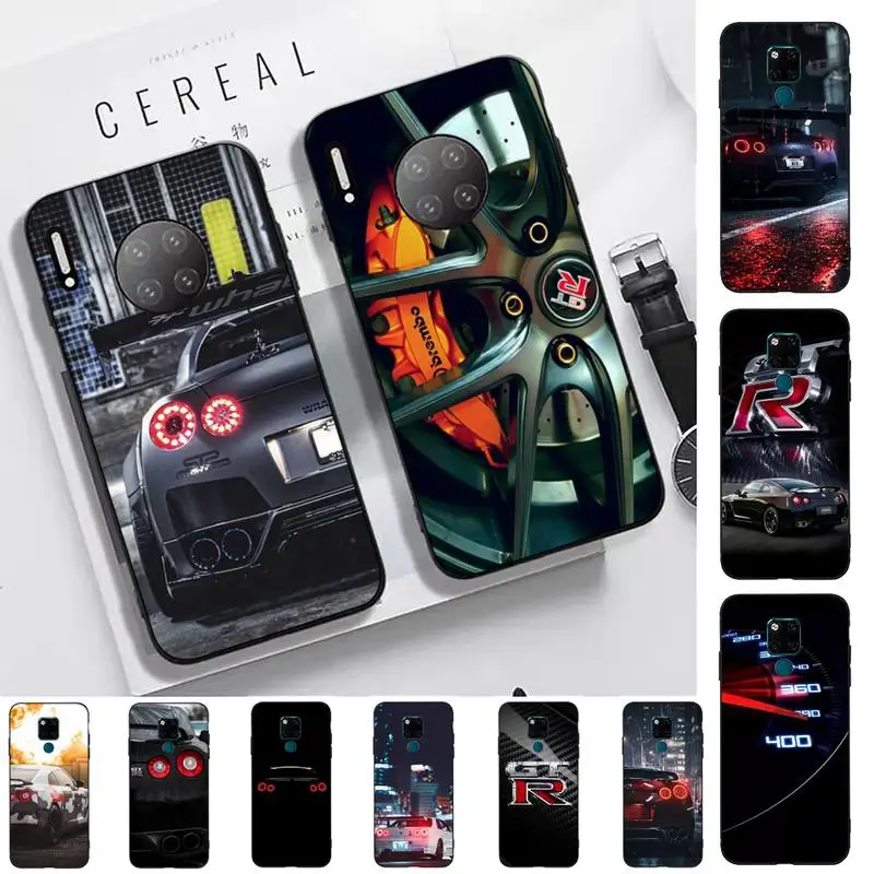 

FHNBLJ GTR Car Cool Phone Case for Huawei Mate 20 10 lite pro X Honor paly Y 6 5 7 9 prime 2018 2019