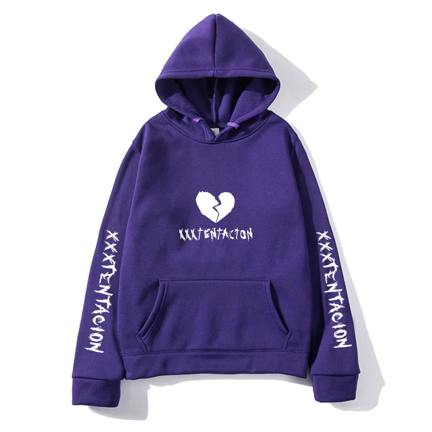

XXXTentacion Hoodies Sweatshirt Men Women Spring Autumn Casual Pullover Streetwear Hip Hop Print Sudadera Harajuku Male Tops