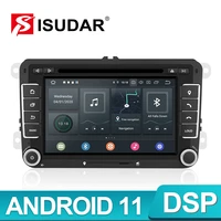 Isudar Din Android Radio For VW Golf Tiguan Skoda Fabia Rapid Seat Leon Canbus Car Multimedia Player Automotivo GPS DVD DSP