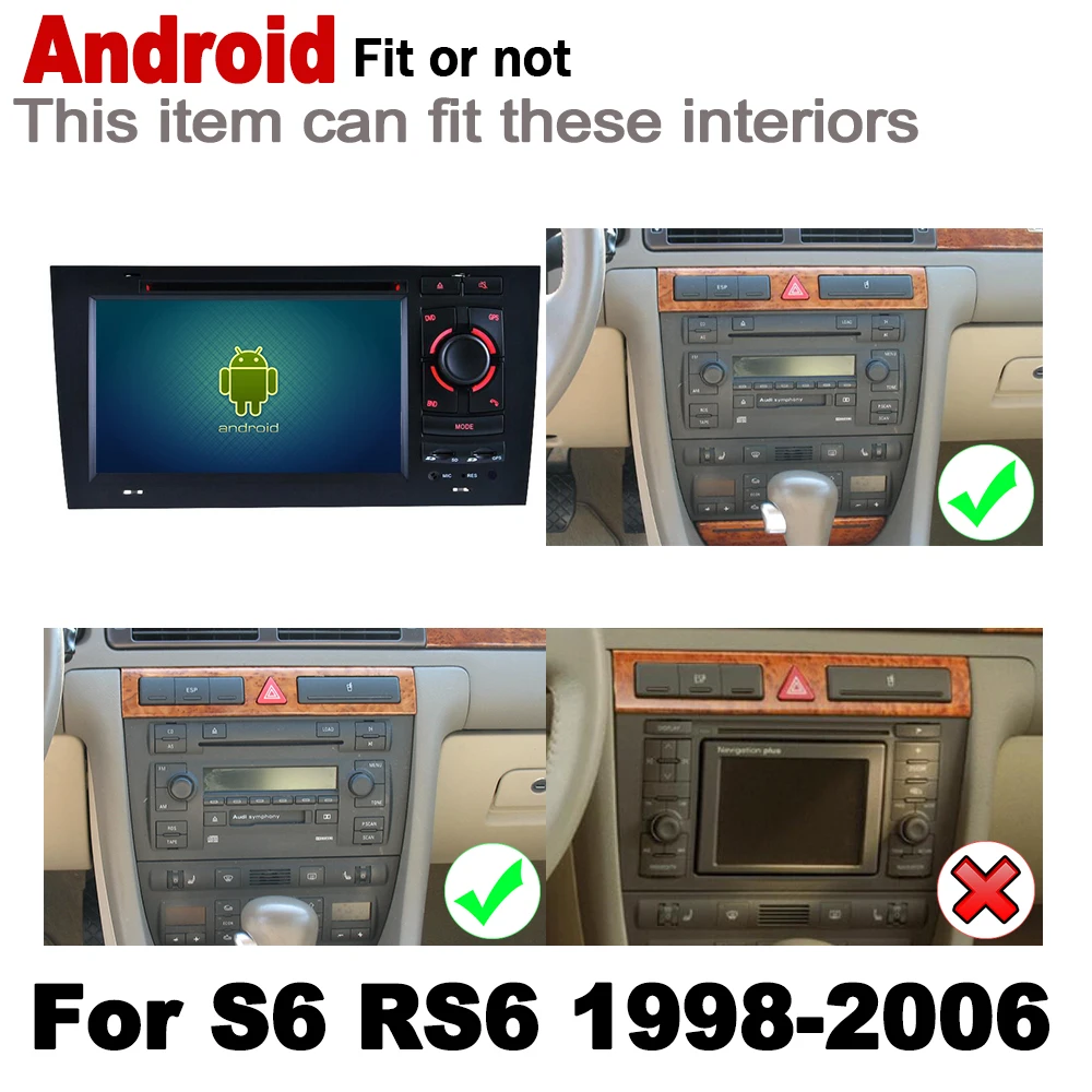 Для Audi S6 RS6 4B 4F 1998 ~ 2006 MMI HD сенсорный экран автомобильное радио dvd плеер GPS WIFI BT