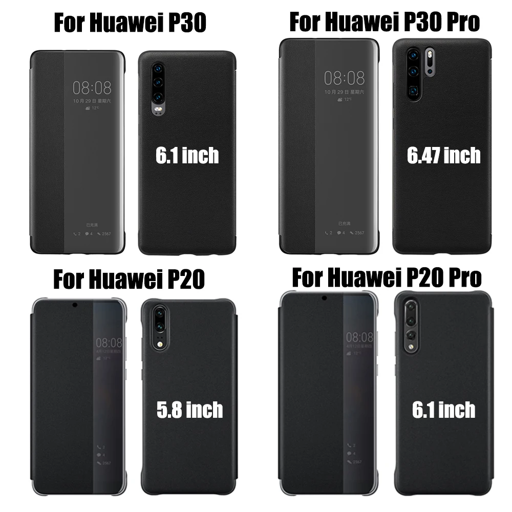 Чехол-книжка для Huawei P40 Pro P30 P20 P 40 30 20 Lite кожаный | Мобильные телефоны и аксессуары