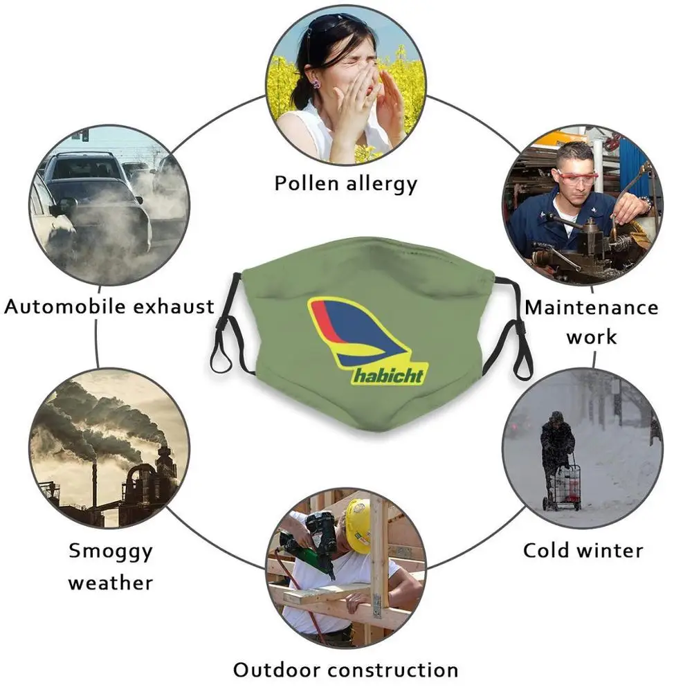 Mask Copy Of Habicht Logo ( V2 Right ) Simson Hawk Sr4 4 Sparrowhawk Sparrow 3 Swallow | Аксессуары для одежды