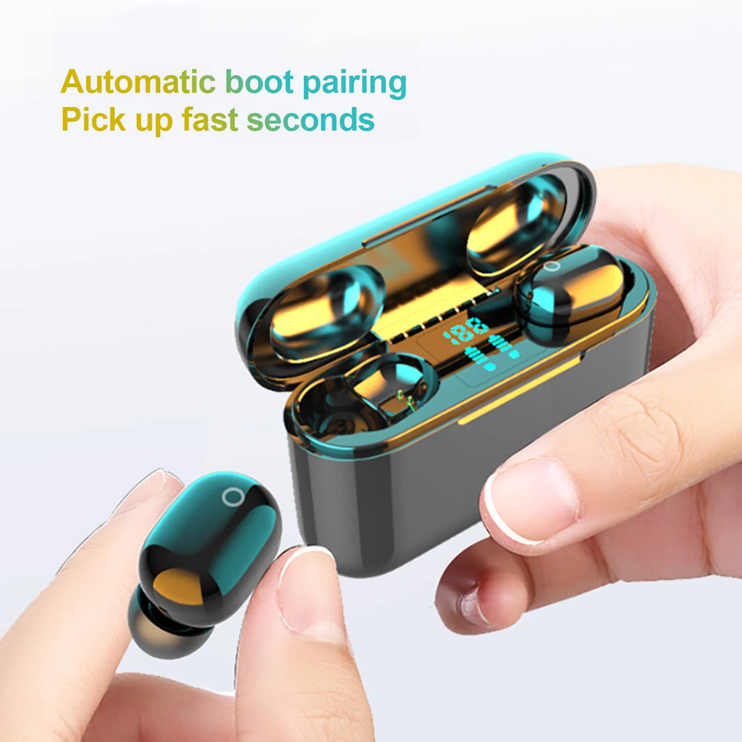 A13 Pro Наушники вкладыши TWS Bluetooth 5 0 наушники Беспроводной 9D стерео спортивные