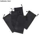 1 шт черные очки солнцезащитные очки сумка для переноски с защитой мягкая салфетка из микрофибры