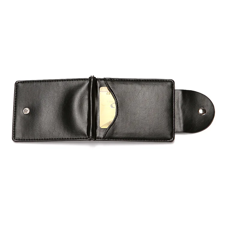 

Men PU Leather Wallet Card Holder Male Fashion Purse Small Hasp Money Bag Mini Vintage Slim Wallets Clutch Bags carteira