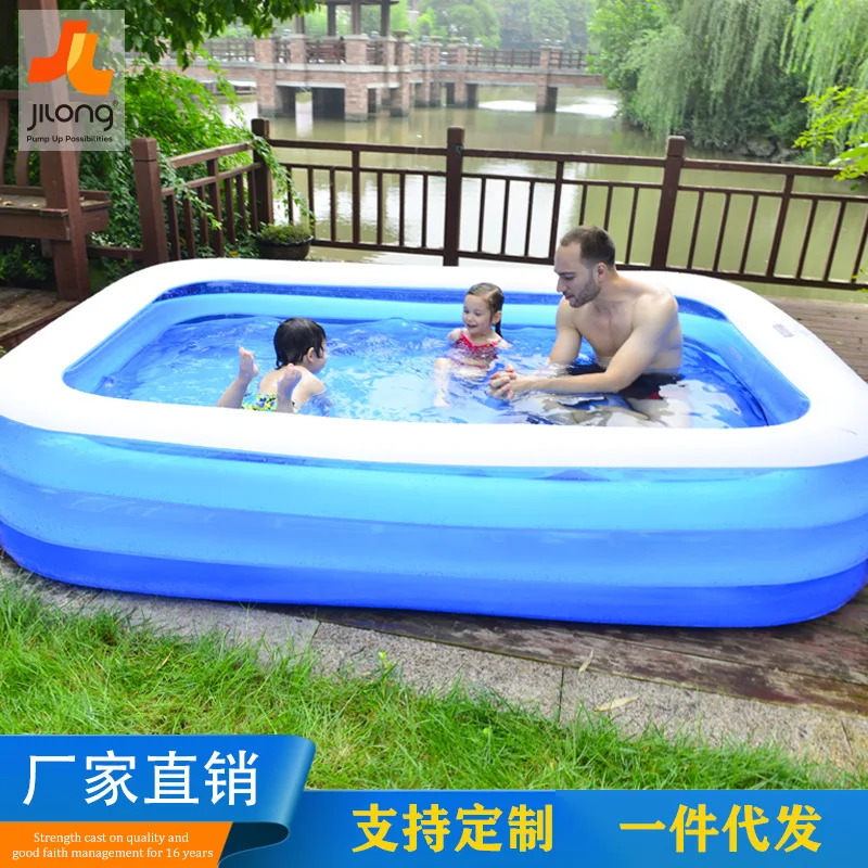 

piscina inflavel adulto Children's inflatable swimming pool home paddling pool thickened piscina grande marine ball