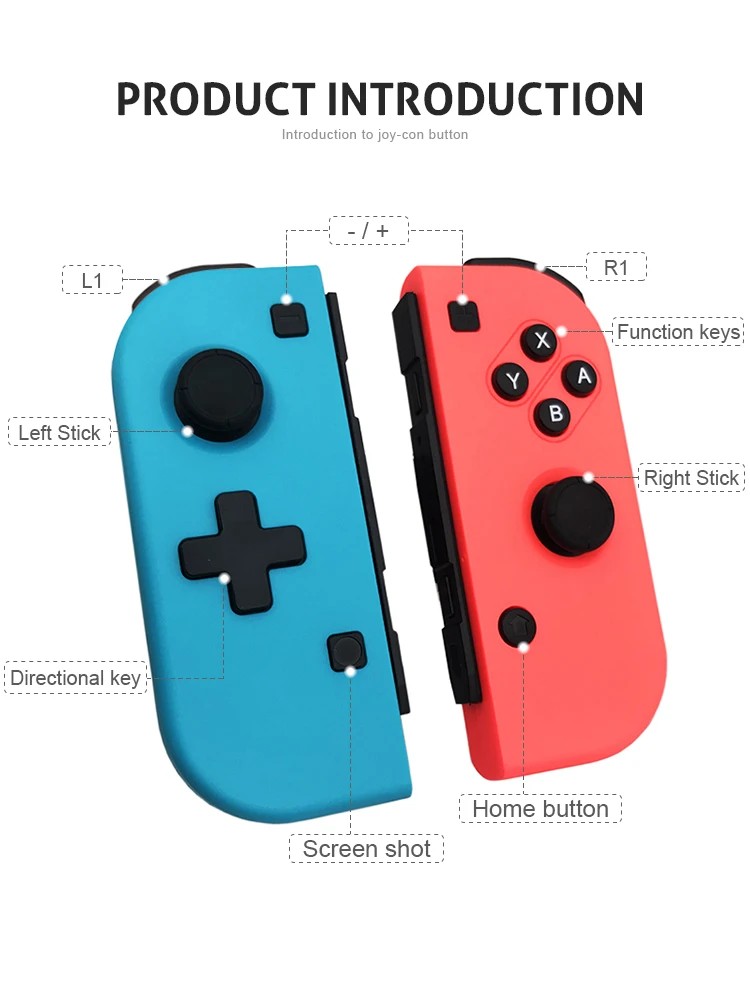 Данные лягушка беспроводной Bluetooth Pro Joy-Con Геймпад контроллер для nintendo Switch консоль игровой джойстик для nintendo Switch Joy Con