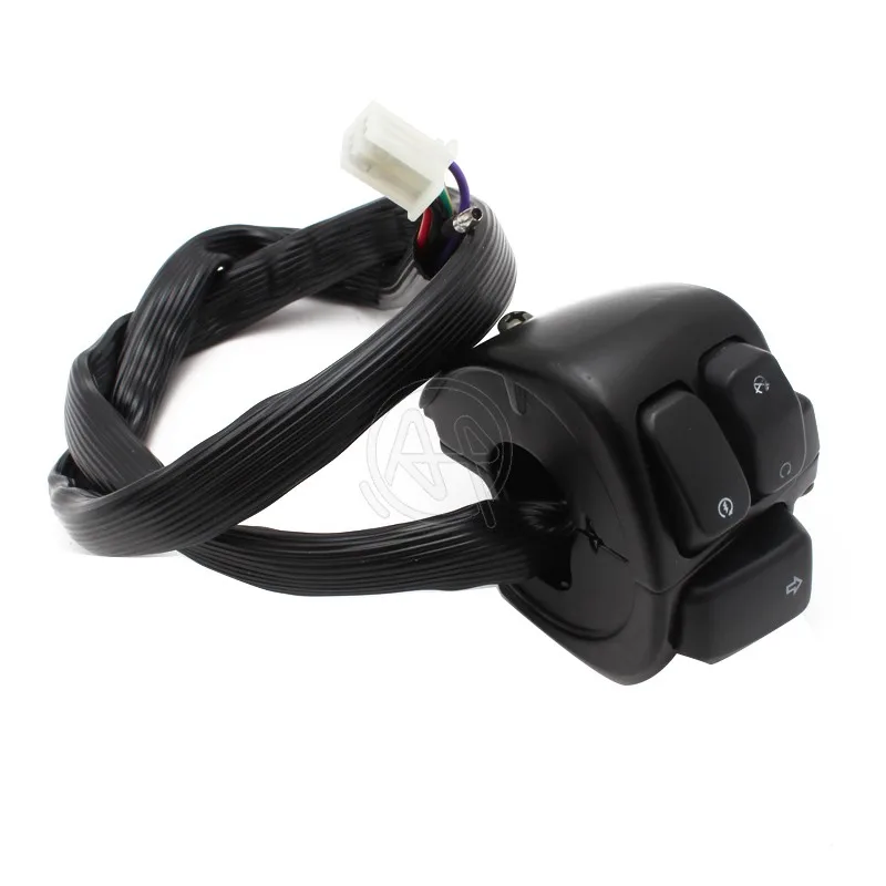 Переключатель управления на руль мотоцикла 1 дюйм 25 м с жгутом проводов для Harley Dyna