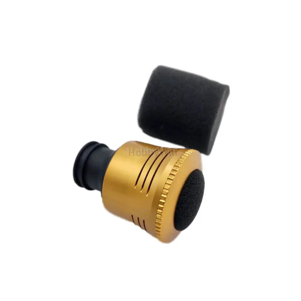 Golden Aluminum 1/8 High Flow Air Filter for RC Model Nitro Fuel Eengine Buggy Car Off-Road Truck Truggy | Игрушки и хобби