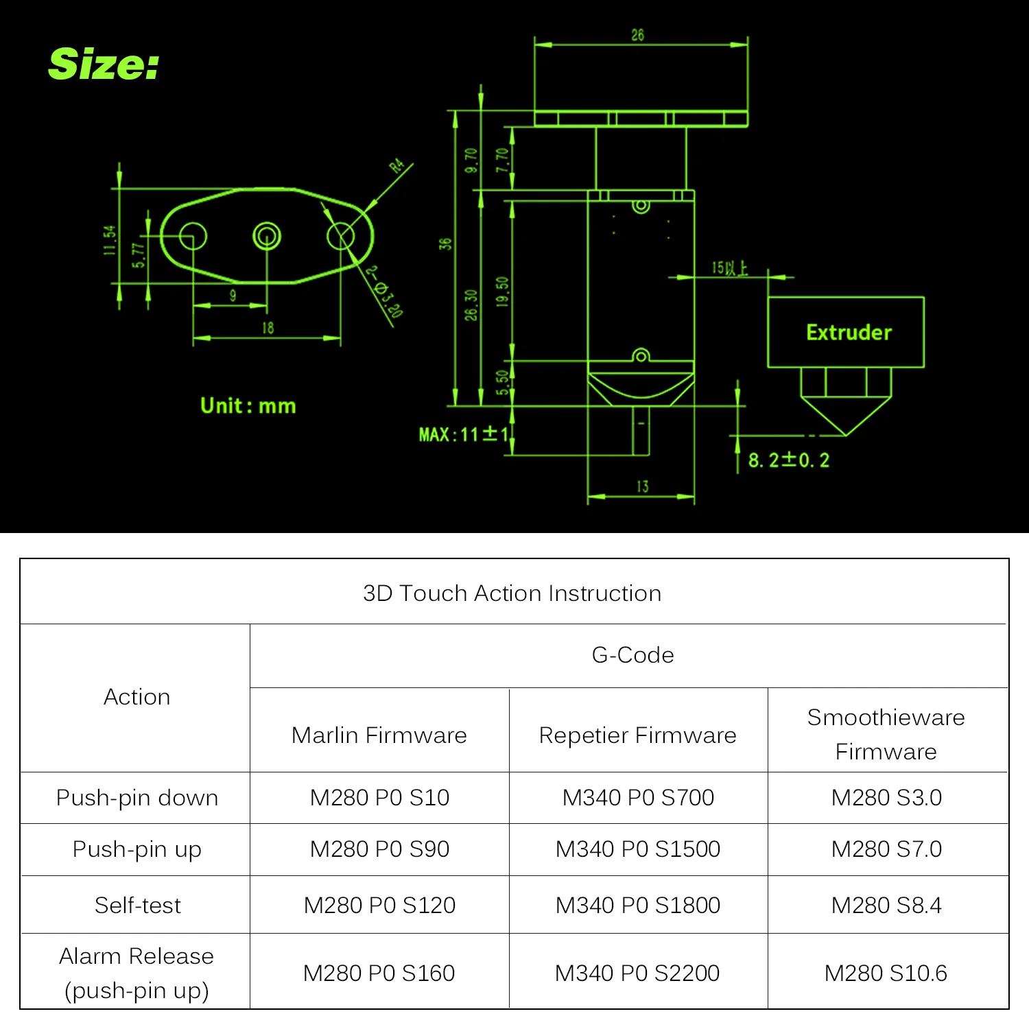 3D принтер с датчиком автовыравнивания сенсорный Автоматический комплект