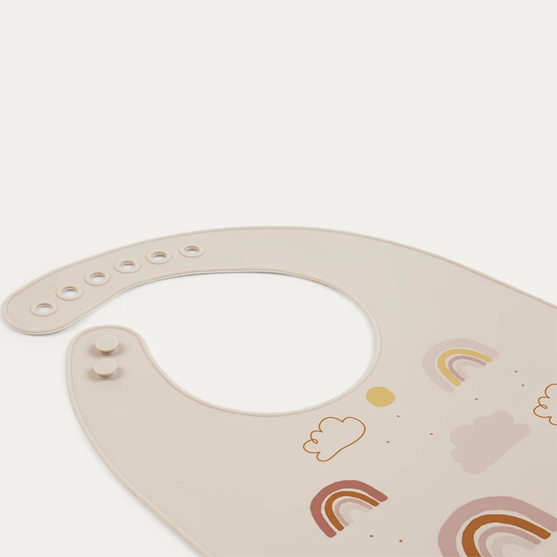 Детские нагрудники с принтом в стиле Ins водонепроницаемые Мягкие силиконовые