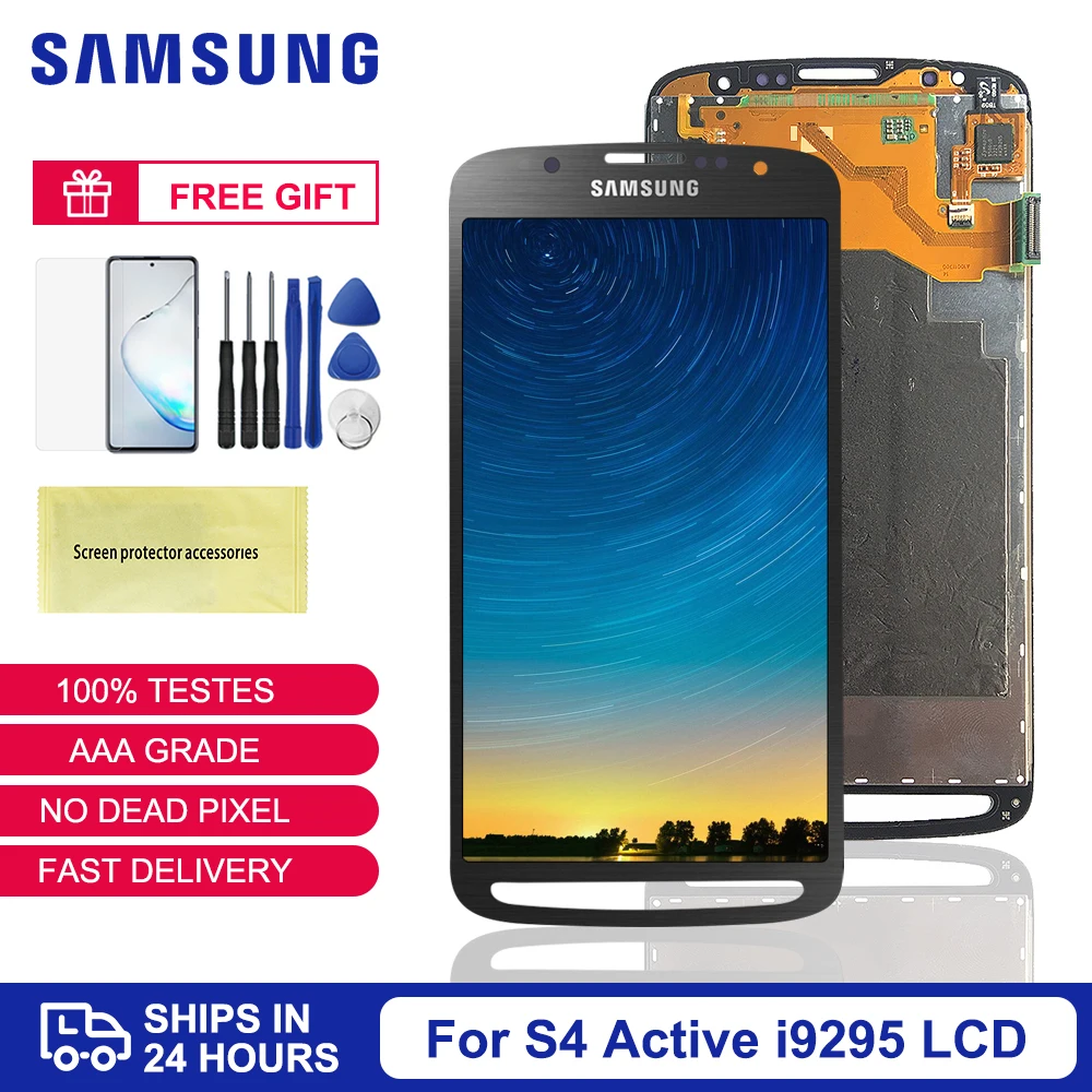 Оригинальный дисплей 5 0 для Samsung Galaxy S4 Active i925 i537 ЖК сенсорный экран дигитайзер в