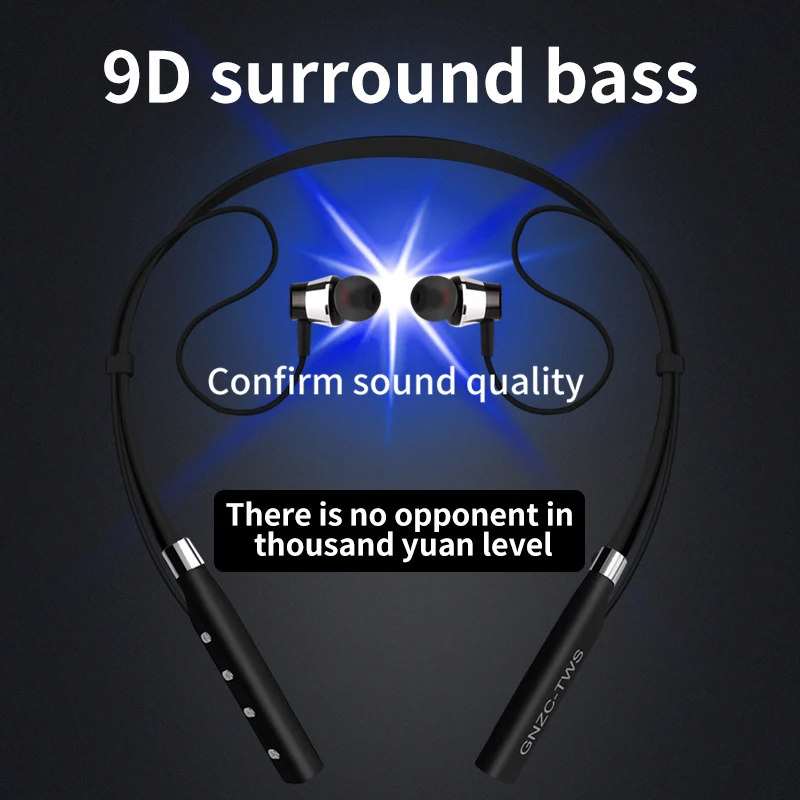 Спортивные Bluetooth наушники с микрофоном водонепроницаемые Hi Fi|Наушники и