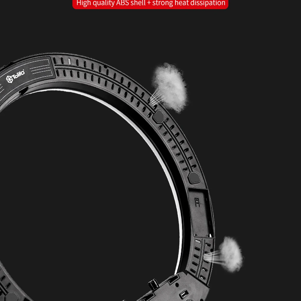 MAMEN 19 дюймов селфи кольцо светильник светодиодный для фотографии ing Dimmable видео