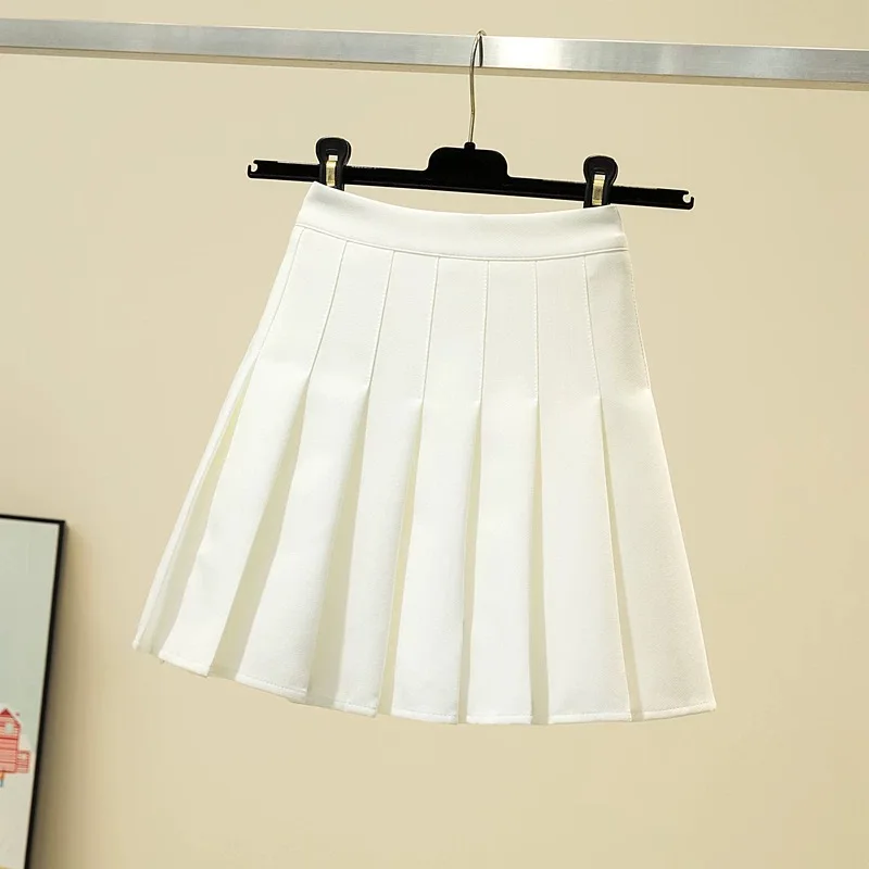 Женская плиссированная юбка с завышенной талией Милая Мини Юбка для
