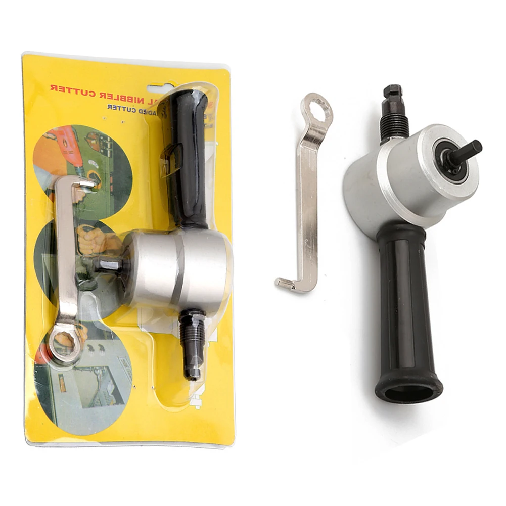 

Metal Cutting Double Head Sheet Nibbler Saw Cutter Tool Drill Attachment Free Cutting Tool Nibbler Sheet Metal Cut