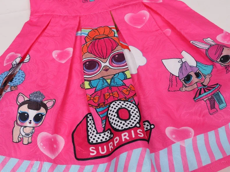 Сюрприз мультфильм кукла Мода Забавное платье взрыв милые девушки печати