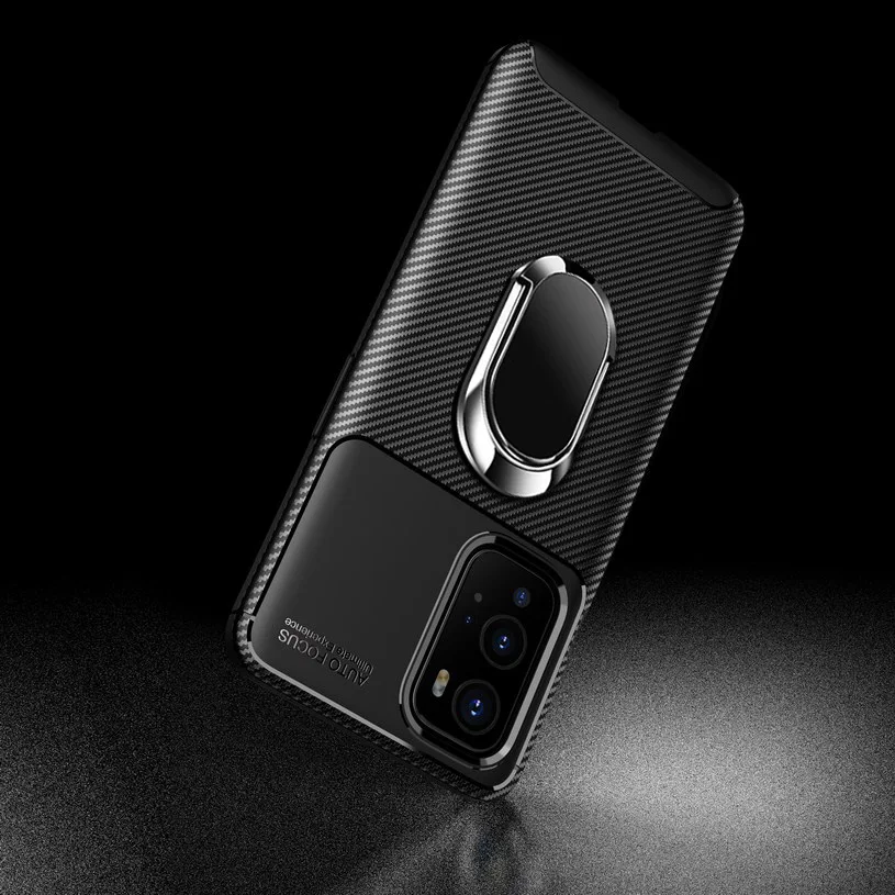 phone holder case for oneplus 9 pro case nord n10 5g armor soft silicone finger ring cover for one plus 8t 8 pro 7t 7 free global shipping