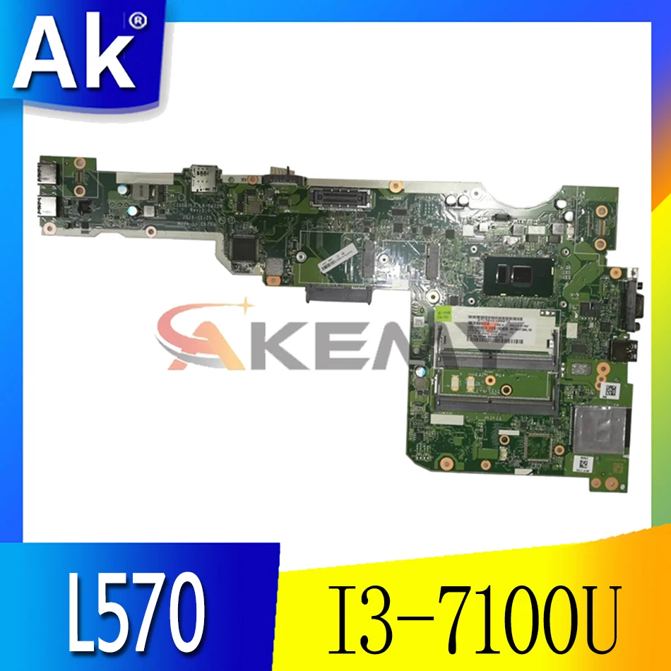 

LA-C422P for Lenovo Thinkpad L570 Laptop Motherboard CPU: I3-7100U DDR4 FRU 01YR416 01ER253 01YR417 01ER254 Test Ok