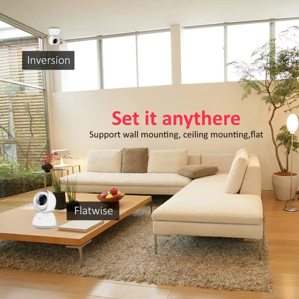 

IP- Xiaomi Mijia Home, 1080P, 1296P, 2K, HD, Wi-Fi, , 360