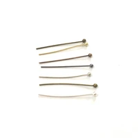 100pcs 22gauge thickness 28mm length copper ball pins jewelry accessories for jewelry making jewelry supplies