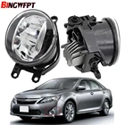 1 пара противотуманных фар в сборе, автомобильный передний бампер H11, светодиодсветильник Противотуманные фары 12 В, галогенные лампы для Toyota Camry 2.4L L4 2006 2007 2008 2009-2012