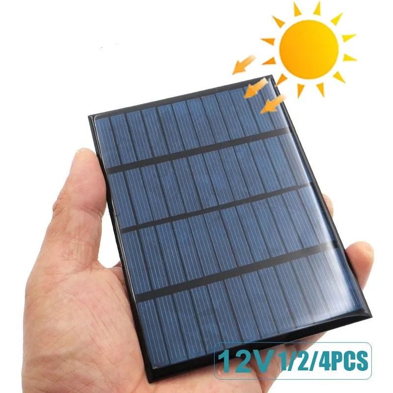 1 шт. солнечная панель 12 В 3 Вт Мини Солнечная система Сделай Сам уличная батарея