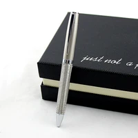 steel wire metal rotating ballpoint pen for school stationery gift luxury pen hotel business office signature pen refill