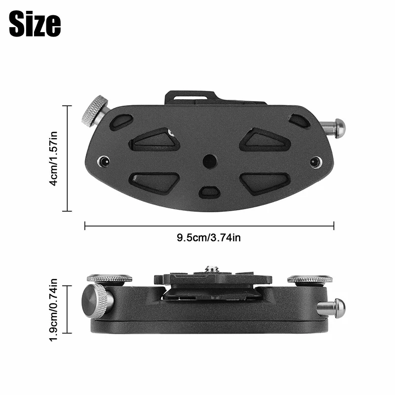 1 шт. металлический зажим для ремня камеры рюкзак-кобура ремень вешалка мужчин